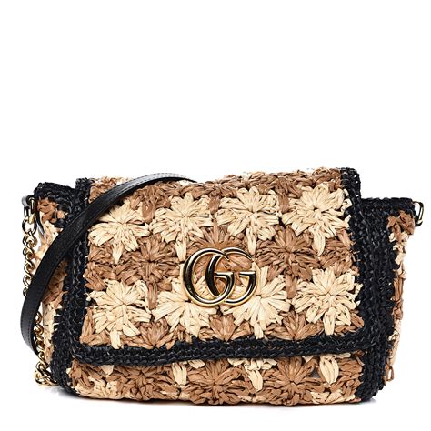 gucci raffia bags for women